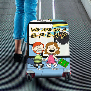 Personalized Gifts For Couple Luggage Cover, Hand in Hand Travel Couple 02NAMH230724HH-Homacus