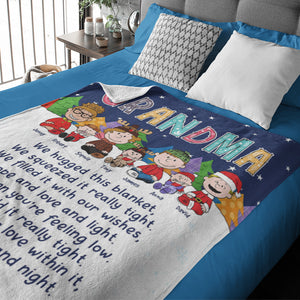 Personalized Gifts For Grandma Christmas Blanket 05KADT251124HH-Homacus