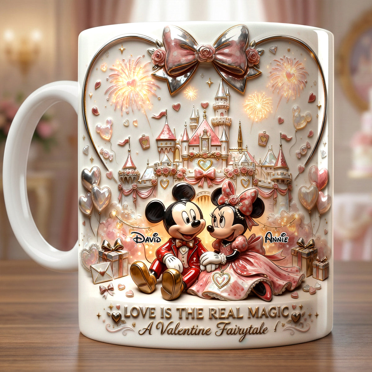 Magnificent Love Coffee Mug, Personalized Gifts For Couple 04qhlu210126-Homacus