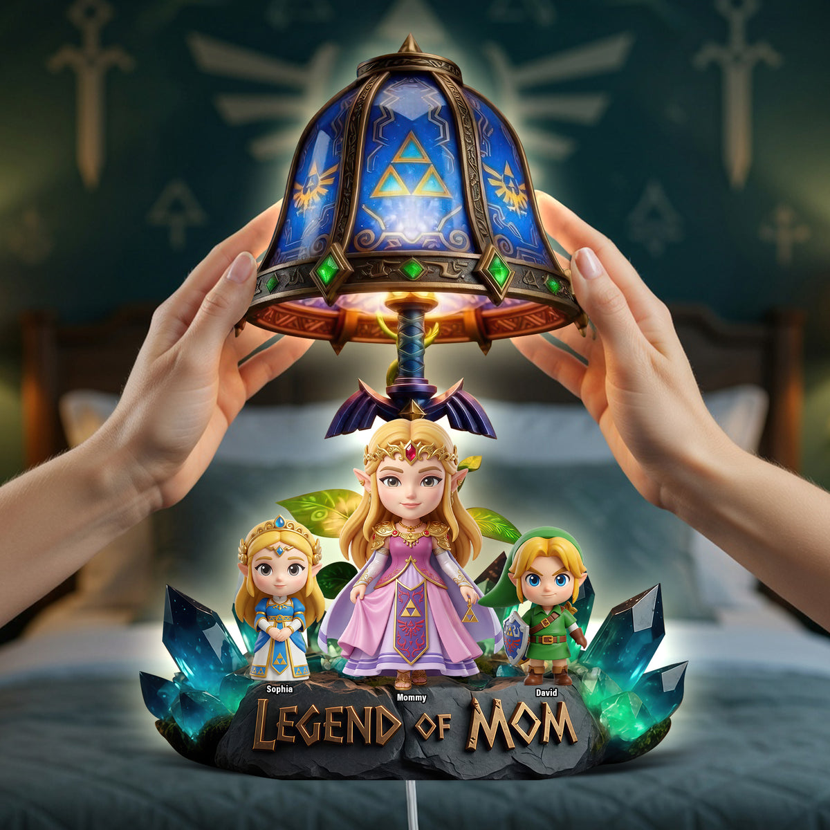 Fantasy Adventure Mom and Kids Acrylic Light Box - Personalized Gifts For Mother 03tyqn080426-Homacus