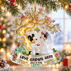 Under The Tree Of Love Ornament - Personalized Christmas Gifts For Couple 07qhqn210926-Homacus