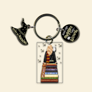 Personalized Gifts For Book Lover Keychain With Charms 04HTMH010724-Homacus