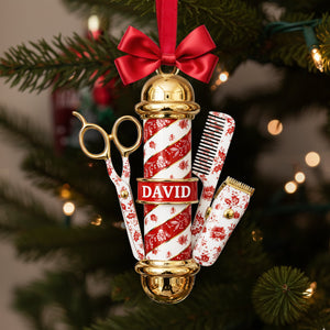 Barber's Essentials Ornament - Personalized Gifts For Barber 01PGLU111025-Homacus