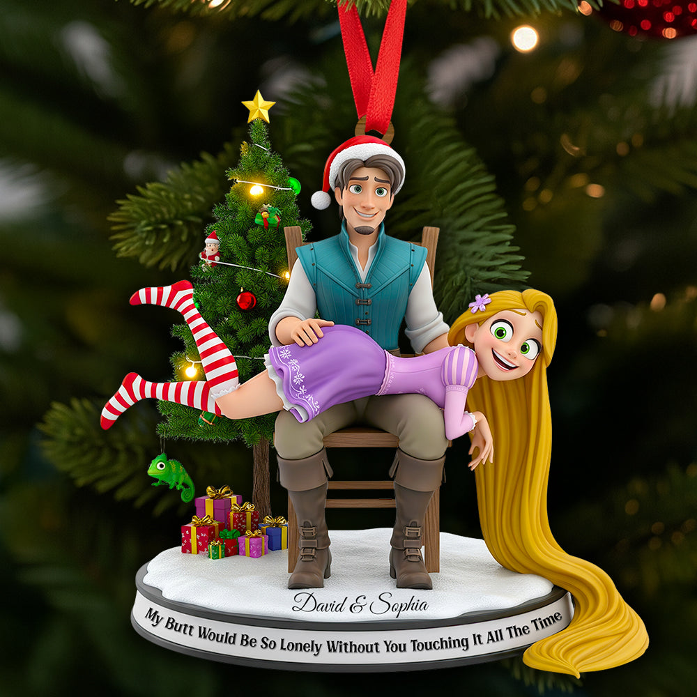 Touch Of Love Christmas Ornament Personalized Gifts For Couple 02NADT160925-Homacus