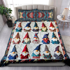 Cute Gnome Quilt Bed Set 02qnqn301024-Homacus