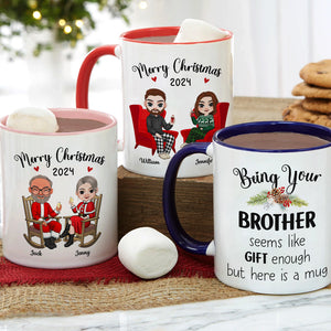 Personalized Gifts For Brother Coffee Mug Christmas 01ACDT300924HH-Homacus