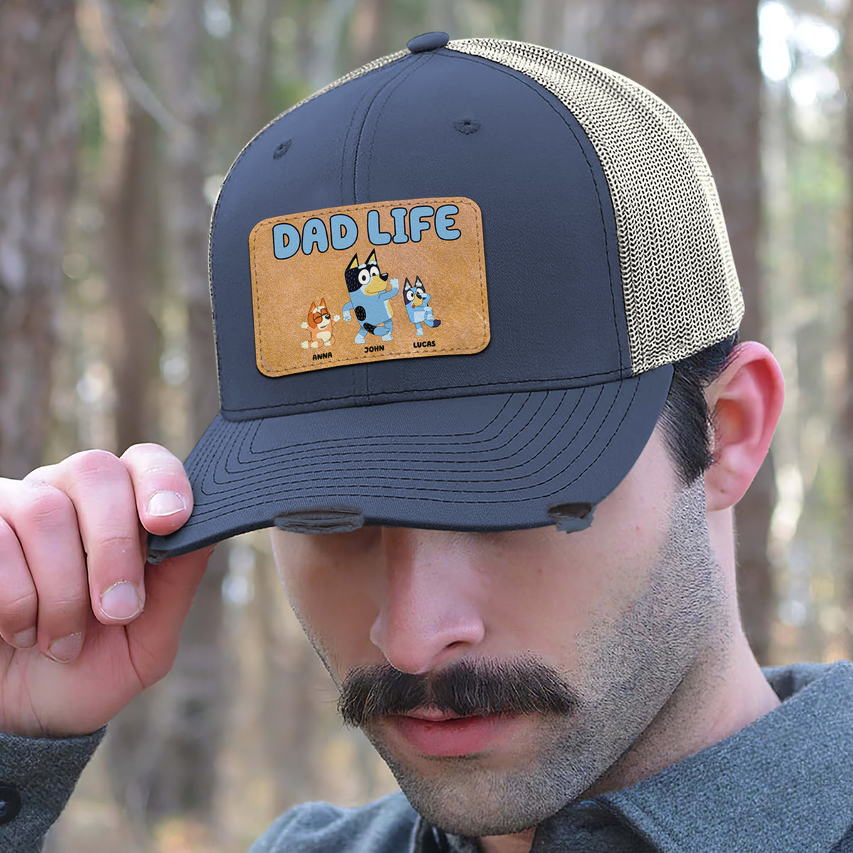 Dog Dad Trucker Hat - Personalized Gifts For Father 05natn110524-Homacus