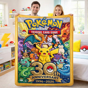 30th Anniversary Creature Blanket - Personalized Gifts 05nalu260926