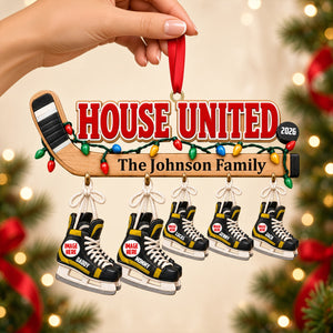 House United Christmas Ornament - Personalized Gifts For Skating Lovers Family 03hutn071026-Homacus