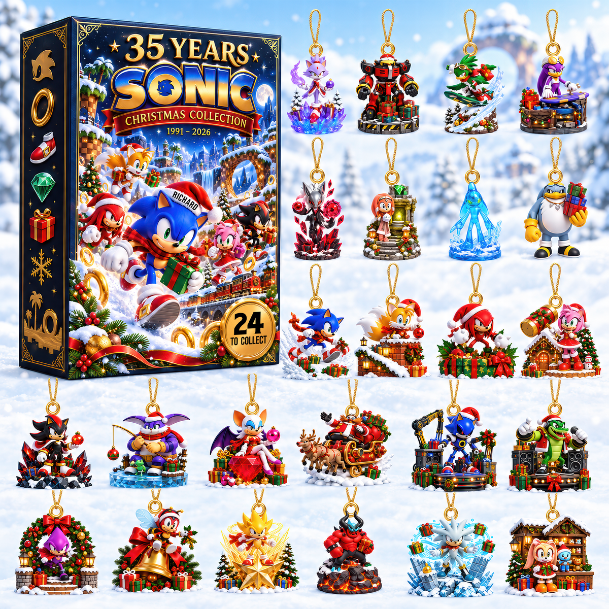 Super Speed Legendary Adventure 35th Anniversary Advent Calendar Blind Box - Personalized Christmas Gifts 05ttqn071026-Homacus
