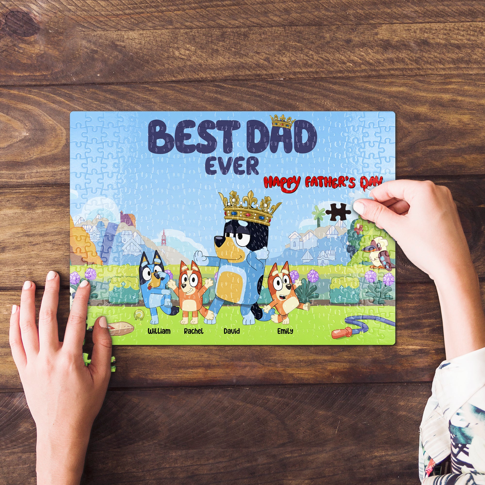 Personalized Gifts For Dad Jigsaw Puzzle 04natn250424 Father's Day-Homacus