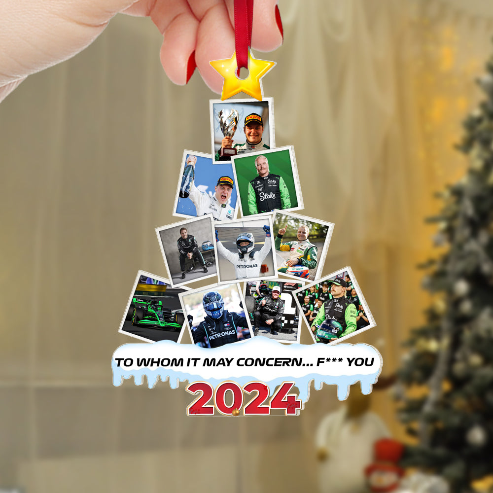 Custom Photo Gifts For Racing Fans Christmas Ornament 06hupu150824 ct141124-Homacus