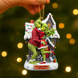 Green Couple Ornament - Personalized Gifts For Couple 01natn190825-Homacus