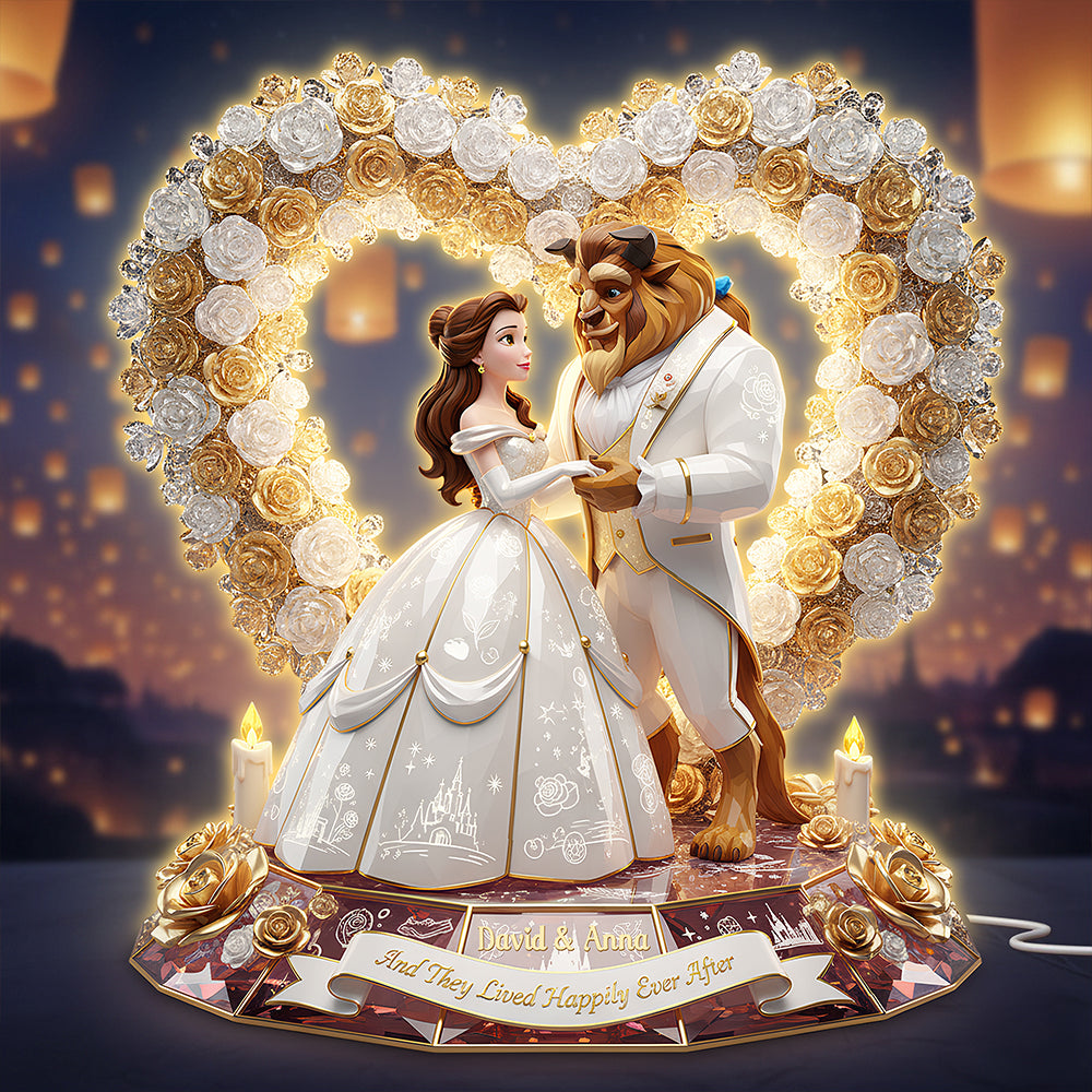 Romantic Wedding Fairy Tales Light Box Personalized Gifts For Couple 02PADT281125-Homacus