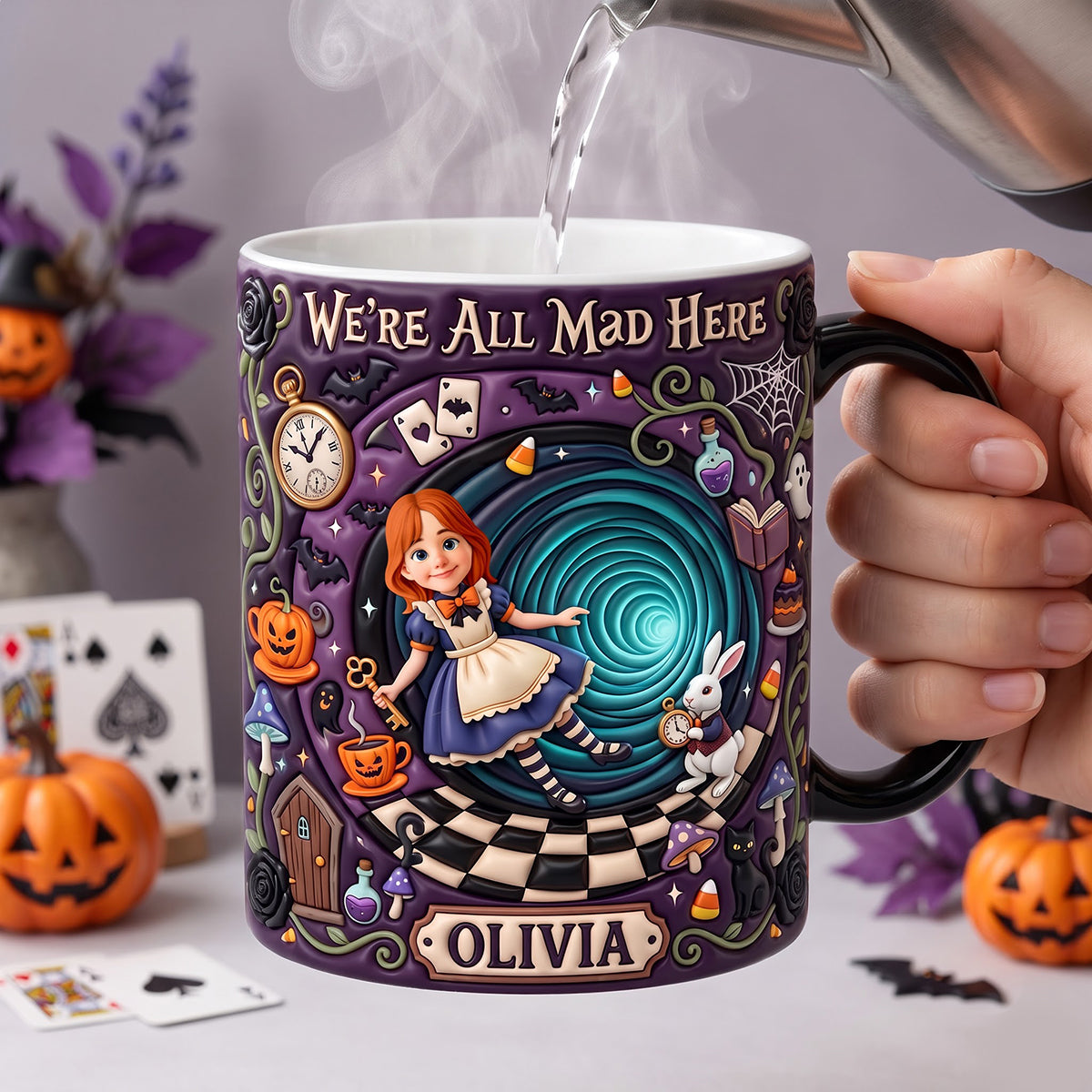 Whimsical Adventure Magic Mug - Personalized Gifts For Fantasy Lovers 01HADH070826