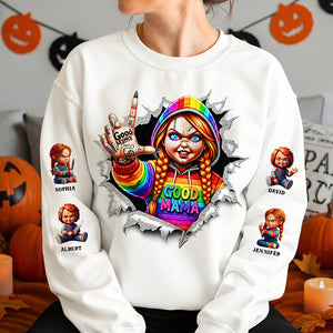 Good MAMA Halloween Shirt Personalized Gifts For Mom 02TGTA280825-Homacus