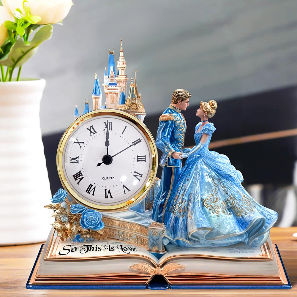 Couple Desk Clock Plaque - Personalized Gifts For Couple 03TGQN240525-Homacus