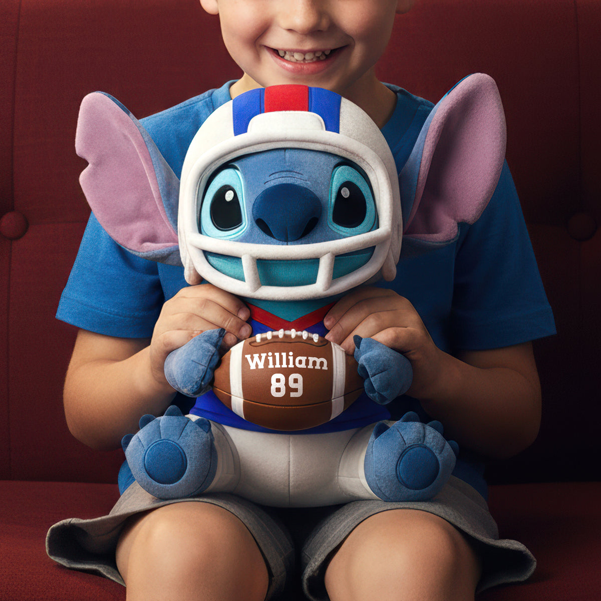 Energetic Blue Character Pillow - Personalized Gift For Sport Lovers 01HUQN131225-Homacus