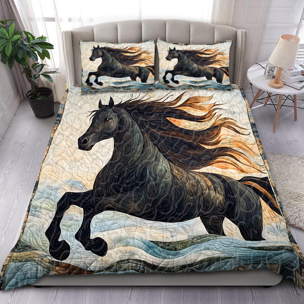 Personalized Gifts For Horse Lovers Quilt Bedding Set Special Line 03hutn051124-Homacus