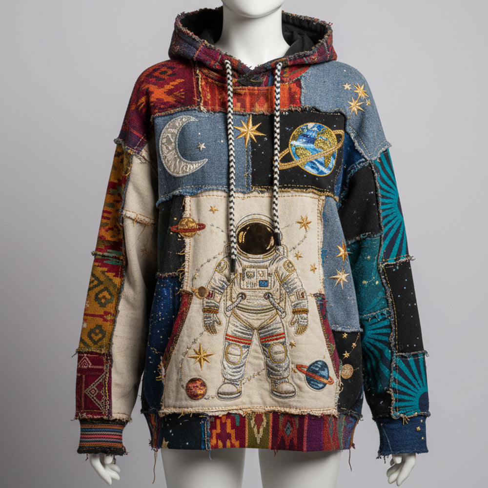 Bohemian Astronaut Hoodie Personalized Gifts For Space Lovers 01patn251125-Homacus