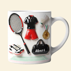 Complete Badminton Outfit Coffee Mug - Personalized Gift For Badminton Lovers 03TOQN110226-Homacus