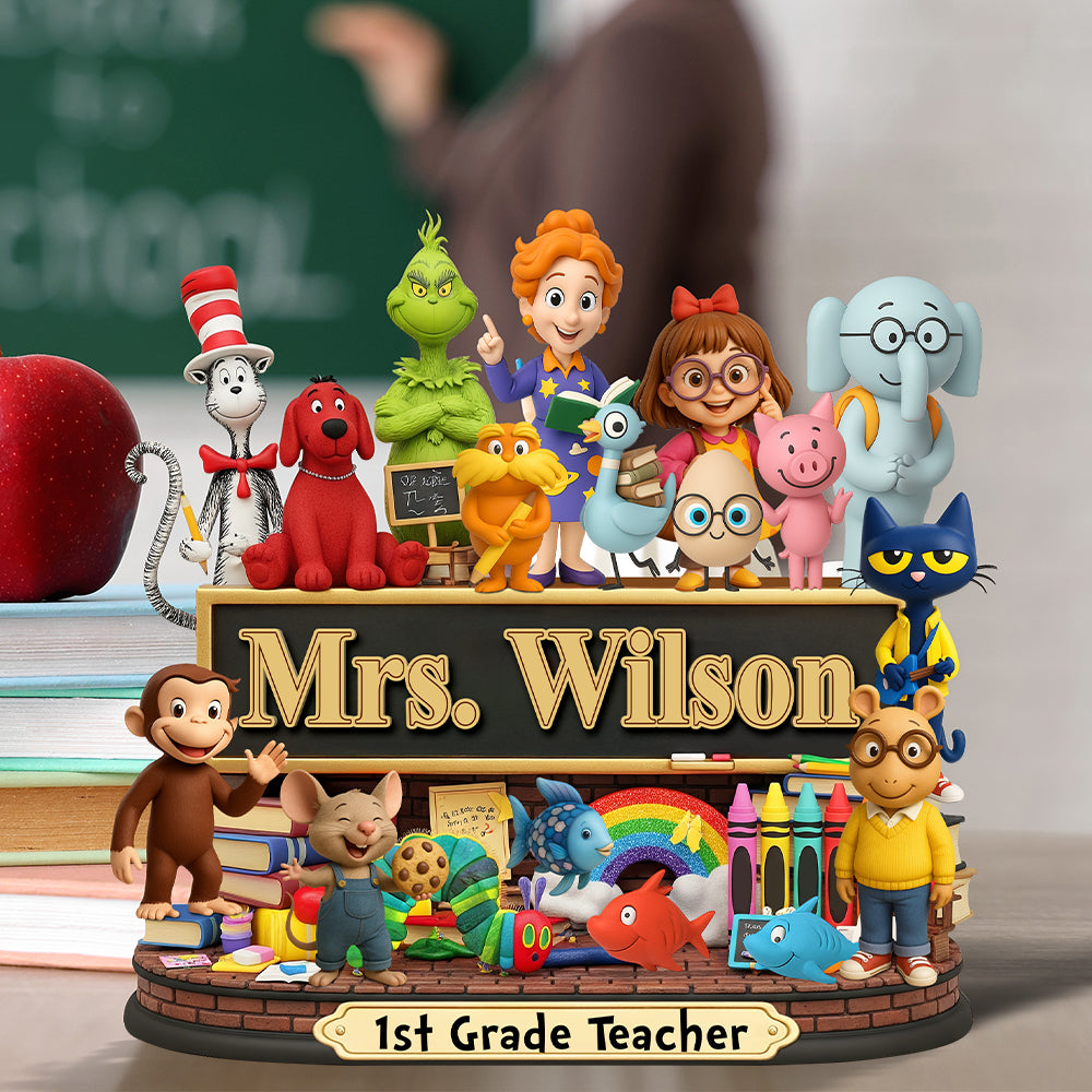 Children's Book Acrylic Plaque - Personalized Gifts For Teacher 04naqn200625-Homacus