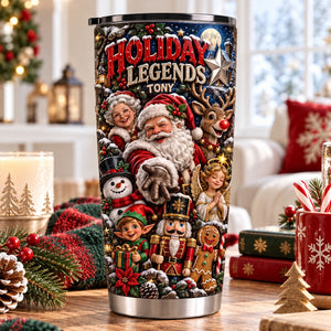 Holiday Legends 20oz Tumbler - Personalized Gifts For Christmas 08tolu201026-Homacus