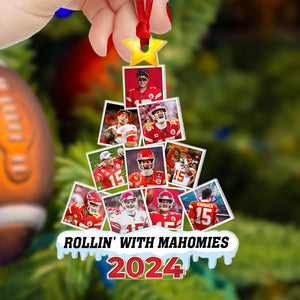 Custom Photo Gifts For American Football Fans, Ornament 07DGPU120824 ct141124-Homacus