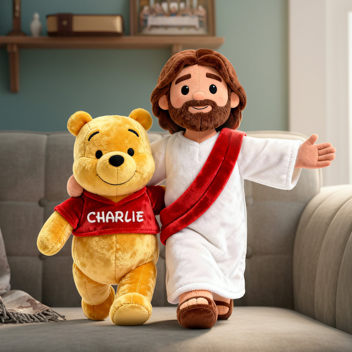 Guided By Faith Pillow - Personalized Gifts For Christian 06OHLU121225-Homacus