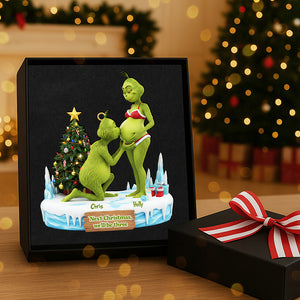 Personalized Gifts For Christmas, Couple Pregnant Couple Acrylic Ornament 01ohta300925-Homacus