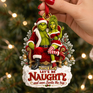 Grumpy Love Christmas Ornament - Personalized Gifts For Couple 07todh300926-Homacus