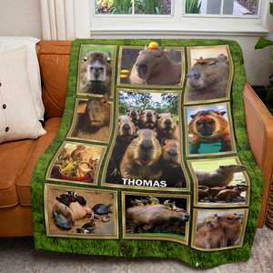 Personalized Gifts For Capybara Lover Blanket 05qhpu261224-Homacus