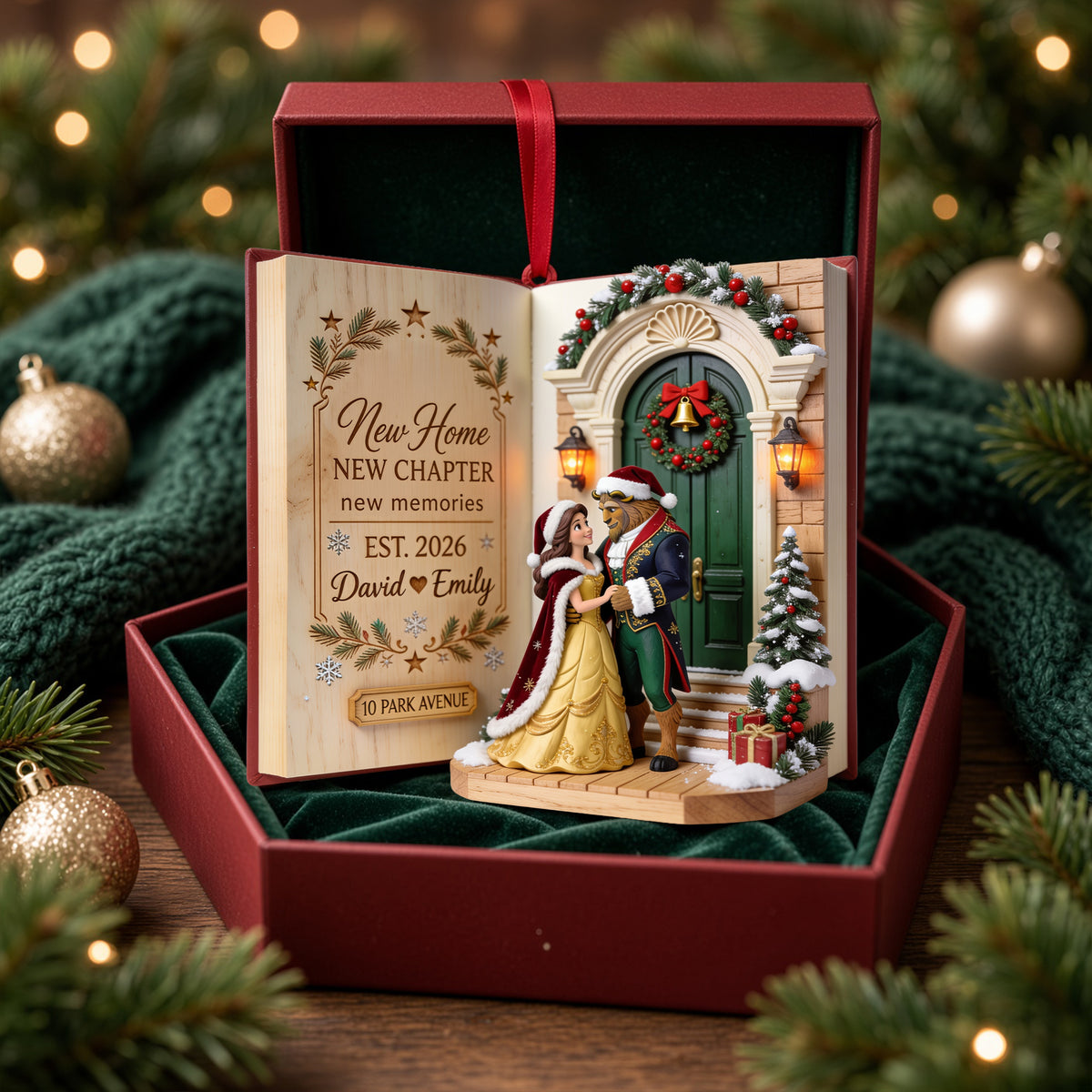 New Home Celebrate Ornament, Personalized Gifts For Newly Couple 07qhlu220926-Homacus