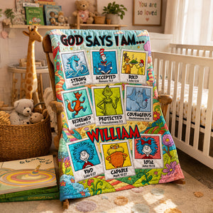 God Say I Am Faithful Blanket - Personalized Gifts For Christian Blanket 01PADT040826