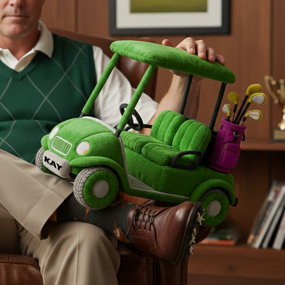 Golf Cart Adventures Pillow - Personalized Gift For Golfers 05OHLU091225-Homacus