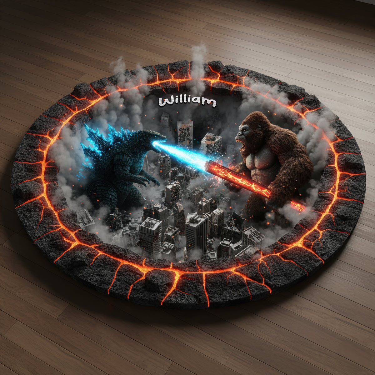 Monster Battle Doormat - Personalized Gifts For Movie Fans 03hyqn161025-Homacus