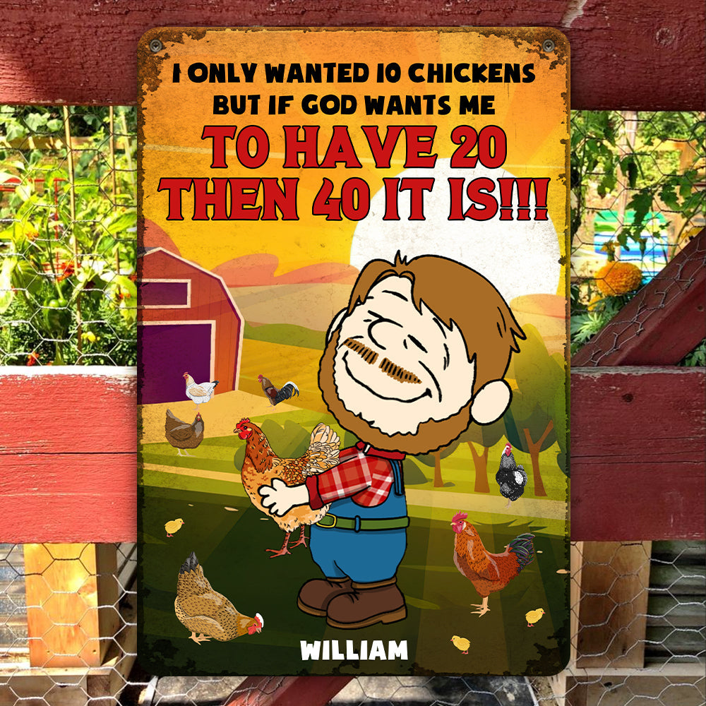 Custom Chicken Coop Signs - Personalized Signs 02xqdt170225hg-Homacus