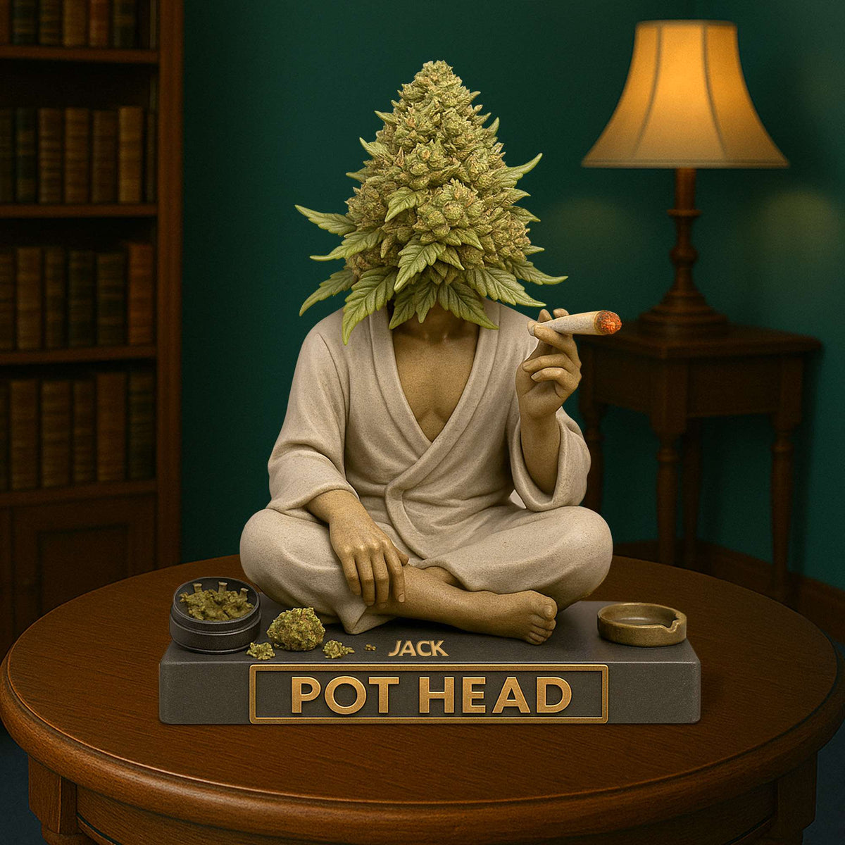 Pot Human Head Acrylic Plaque Personalized Gifts For Stoners 01TOTN040625-Homacus
