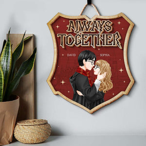 Personalized Gifts For Couple Wood Sign Always Together 02ohqn050224pa-Homacus