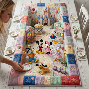 Sweet Street Quilted Table Runner - Personalized Gifts 04NATA110826-Homacus