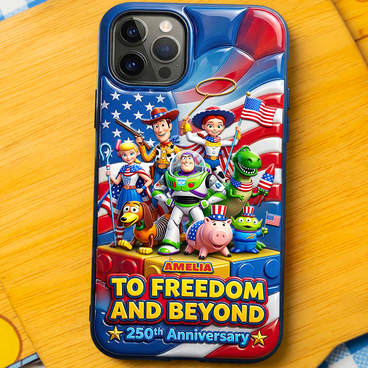 USA 250th Anniversary Phone Case - Personalized Gifts For Patriots 05tydt230626