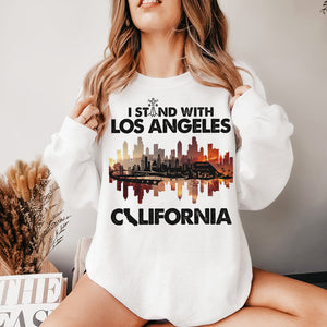 Stand With Los Angeles Shirt 01xqtn110125-Homacus