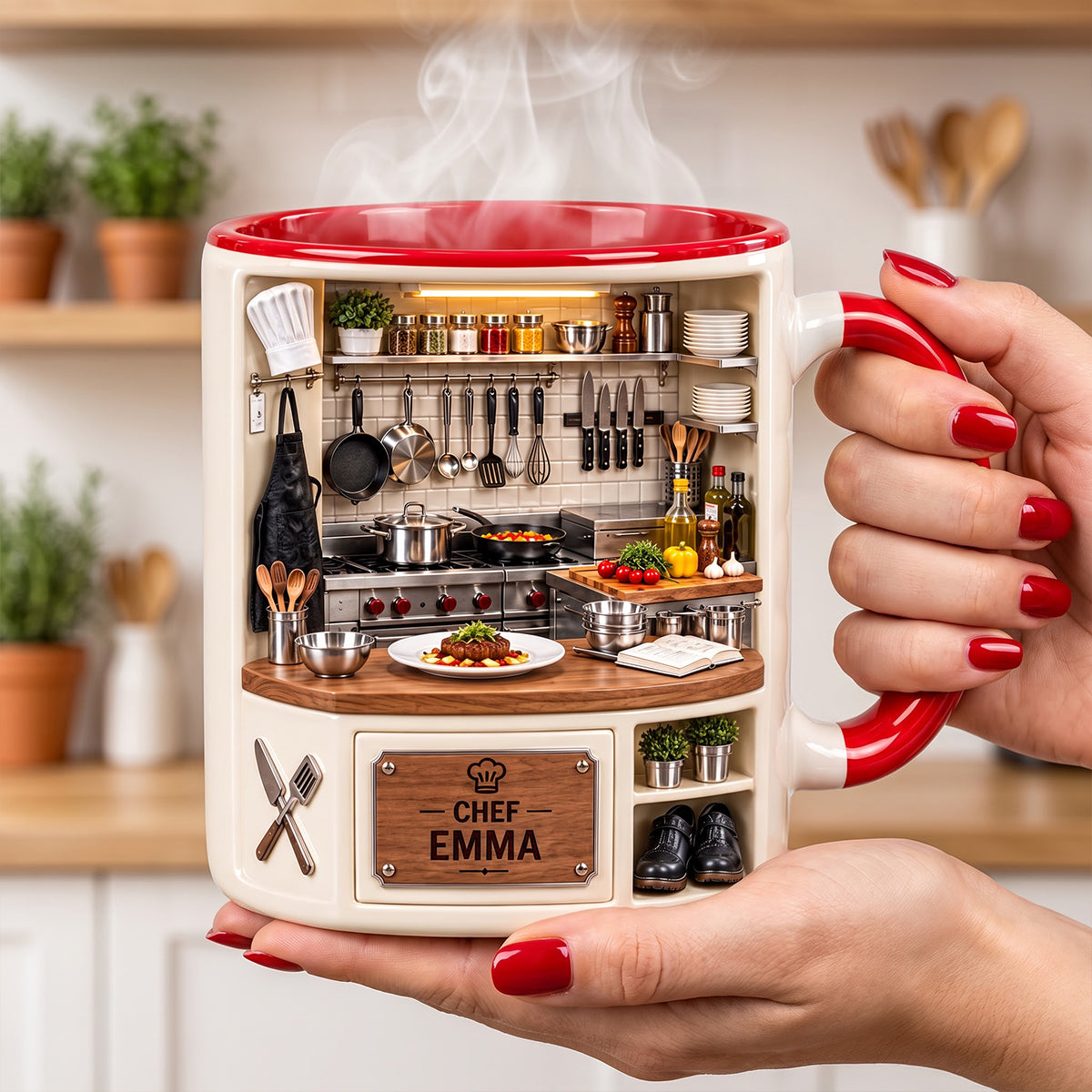 Cooking Coffee Accent Mug - Personalized Gifts For Cooking Lovers 04ttdh061026-Homacus