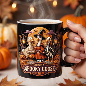 Just A Spooky Goose Magic Mug - Personalized Halloween Gifts 05todh170826