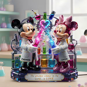 Great Scientist Couple Light Box - Personalized Gift For Couples 01PADT061225-Homacus