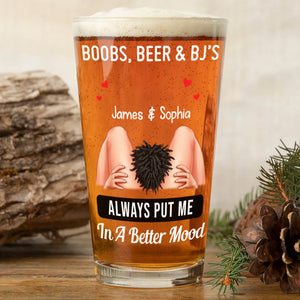 Personalized Gifts For Make Love Couple Beer Glass 04nadc220724hh-Homacus