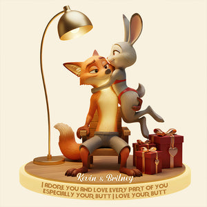 Wild Love Light Box Personalized Gifts For Couple 04OHDT081225