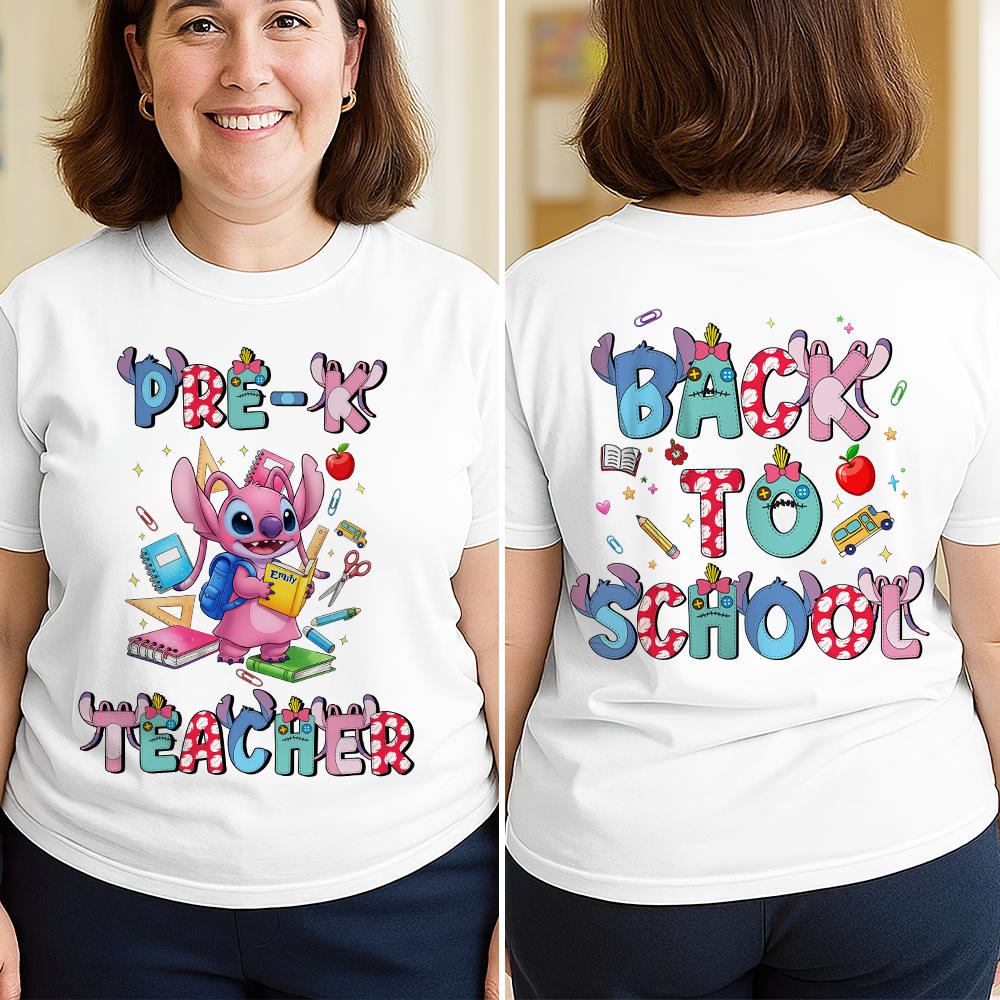 Teacher Back to School Shirt - Personalized Gifts For Teacher 03HUPU010725-Homacus