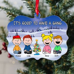 Personalized Gifts For Best Friends Christmas Ornament 01topu111124 Friend Gang-Homacus