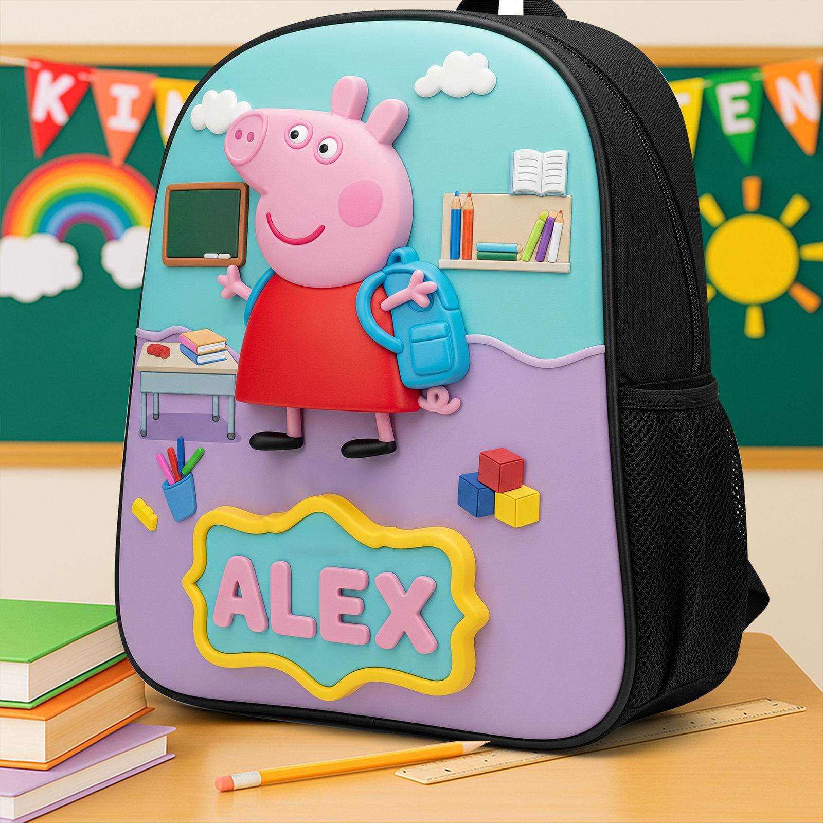 Cute Cartoon Character Backpack - Personalized Gifts For Kids Back To School 05QHLU040825-Homacus